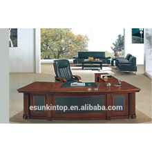 A-09 moda moderna madeira folheado mesa de escritório mesa de escritório secretária chefe executivo